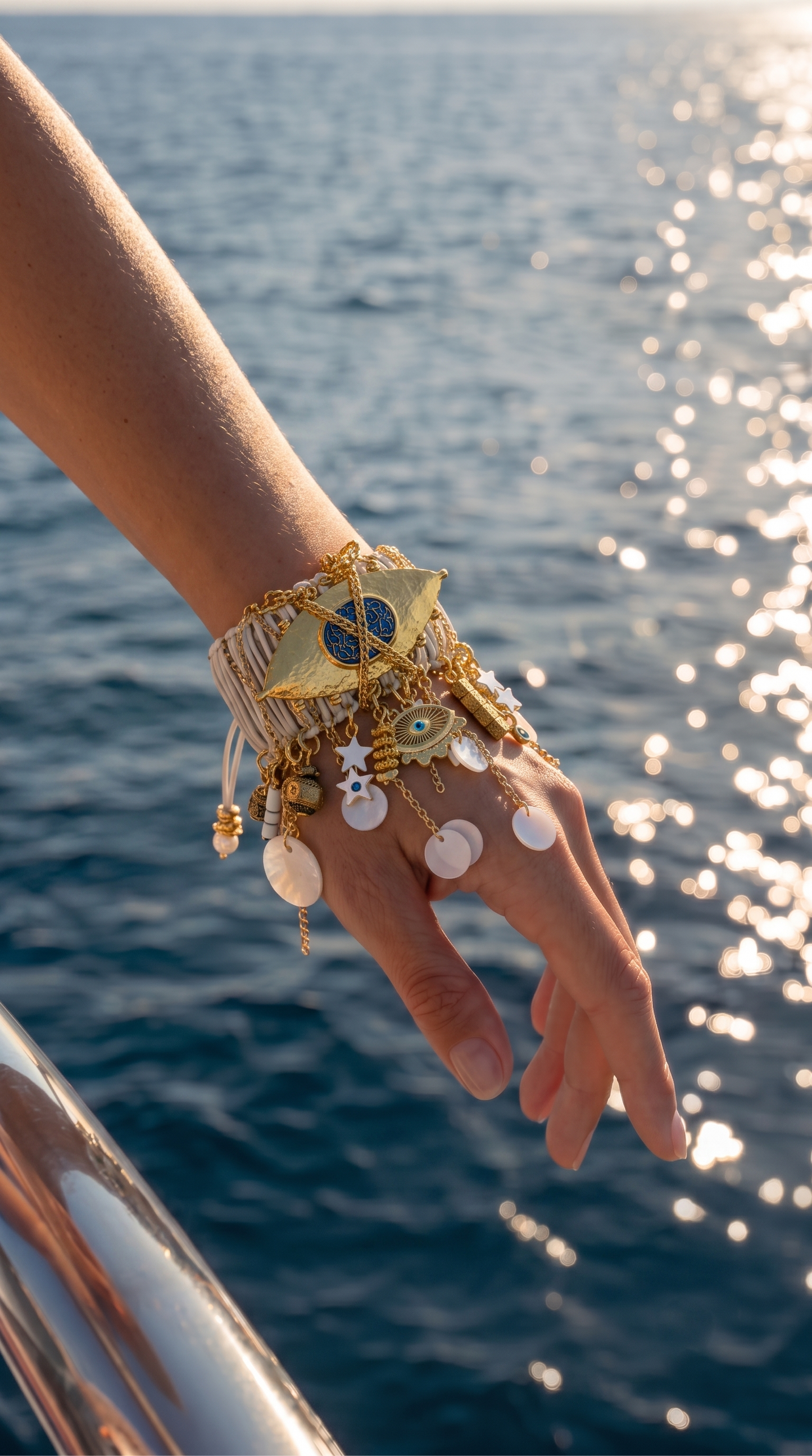 Papillons Blanc Bracelet